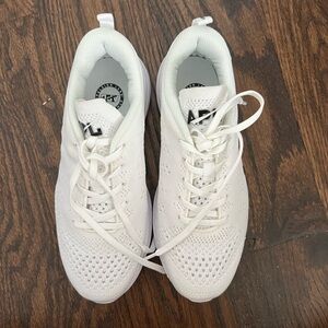 APL All-White Knit Sneakers